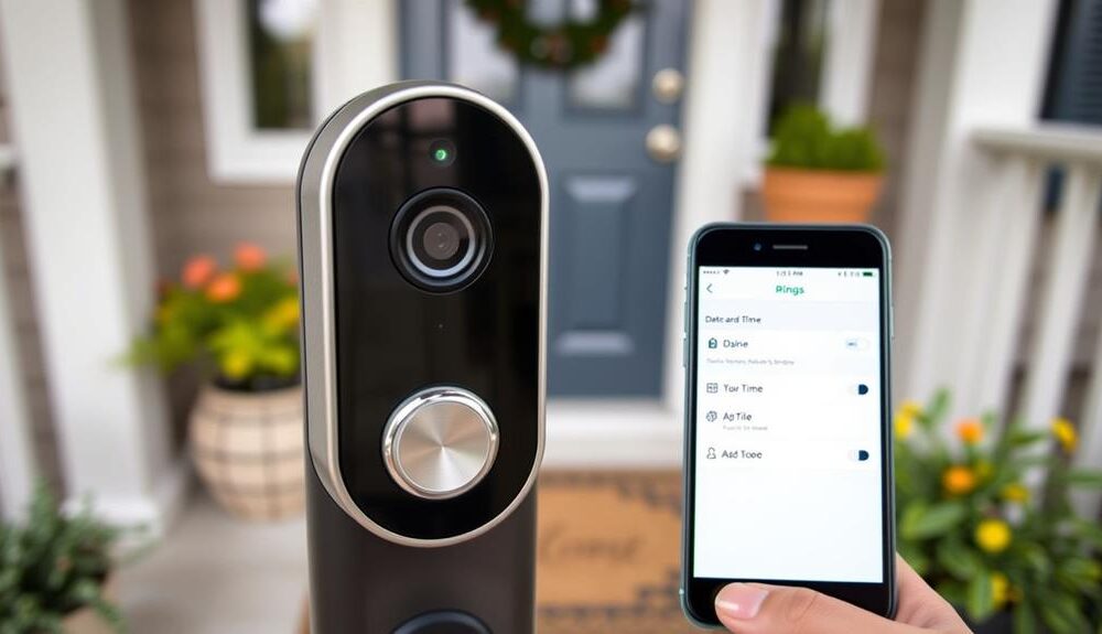 adjust ring doorbell settings