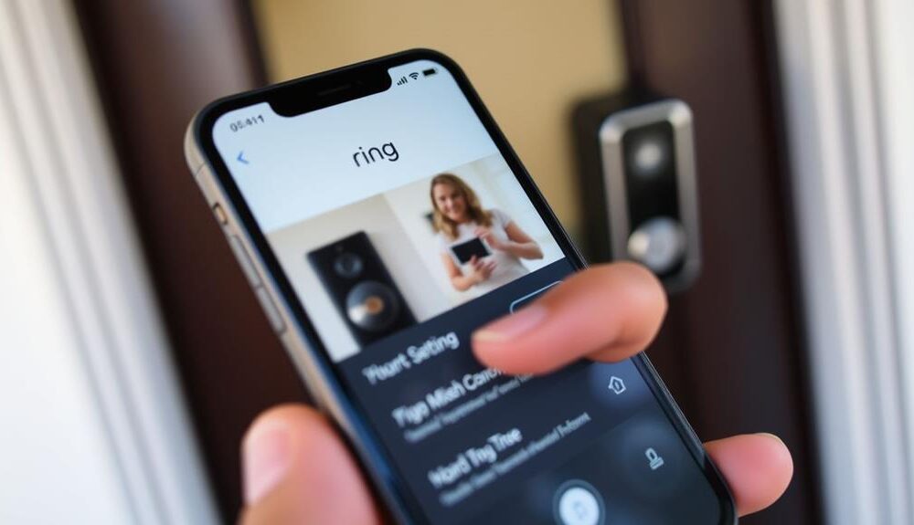 change ring doorbell password