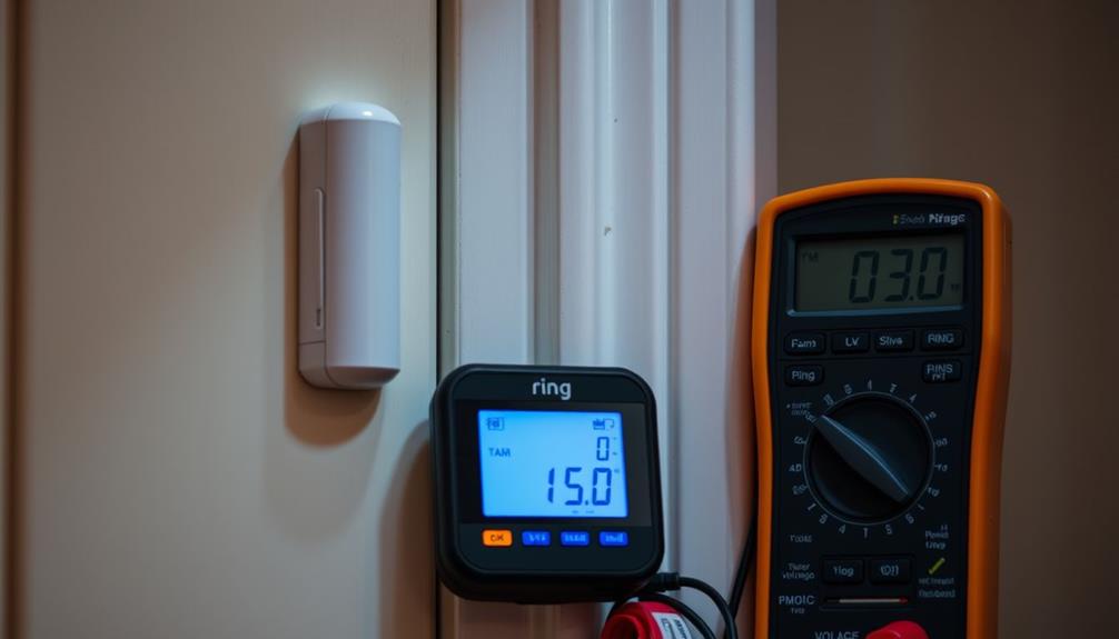 check ring doorbell voltage
