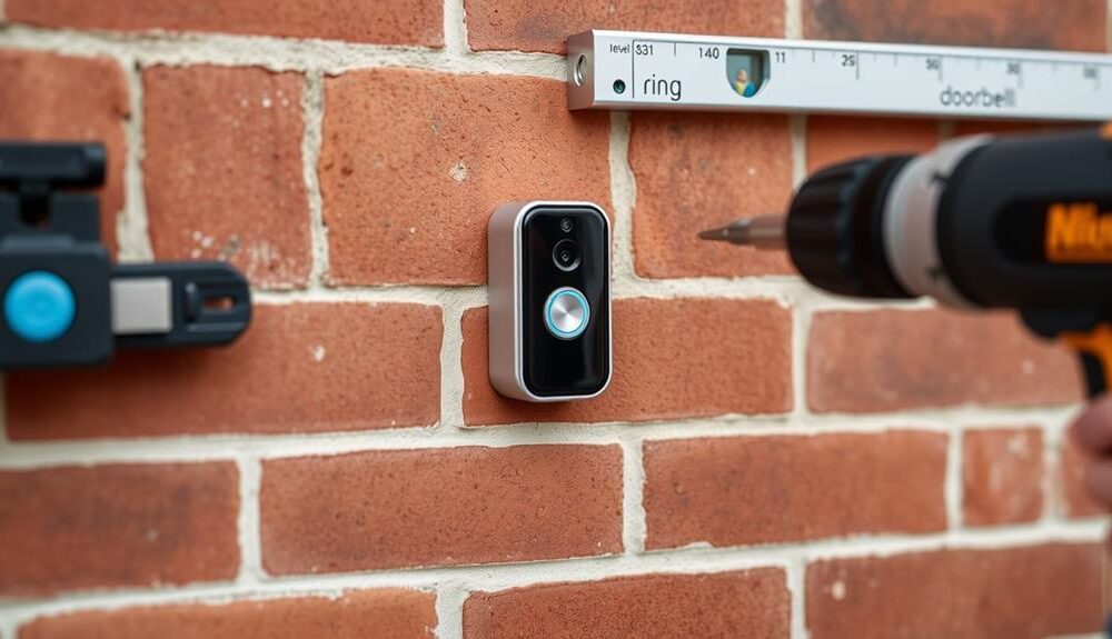 install ring doorbell brick