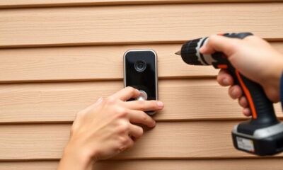 install ring doorbell siding