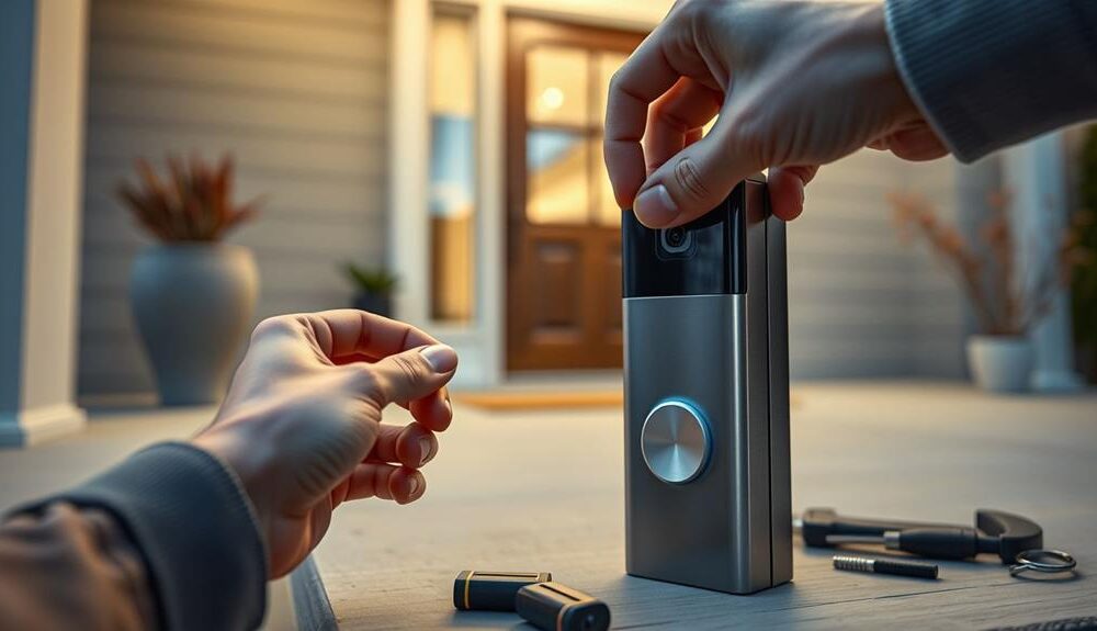 installing ring doorbell battery