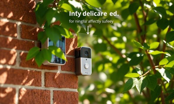 minimize ring doorbell glare