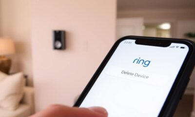 remove ring doorbell account