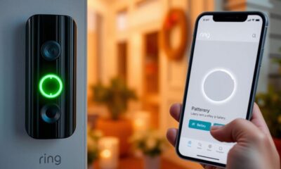 ring doorbell charging indicator