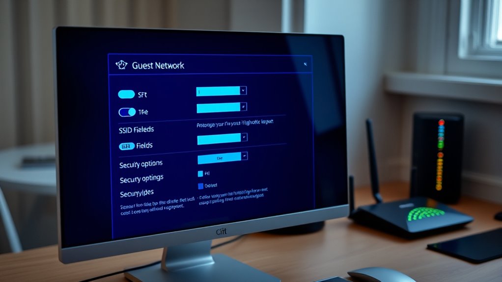 access router admin panel