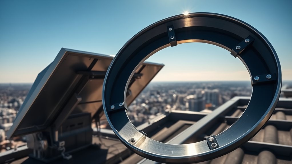 adjust panel angle for sunlight