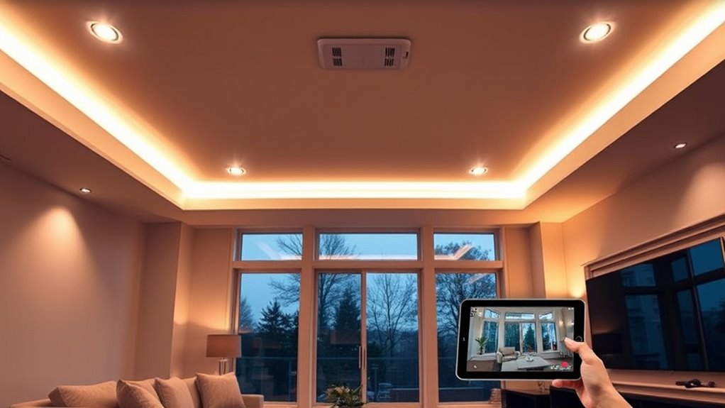 automated lighting deters intruders