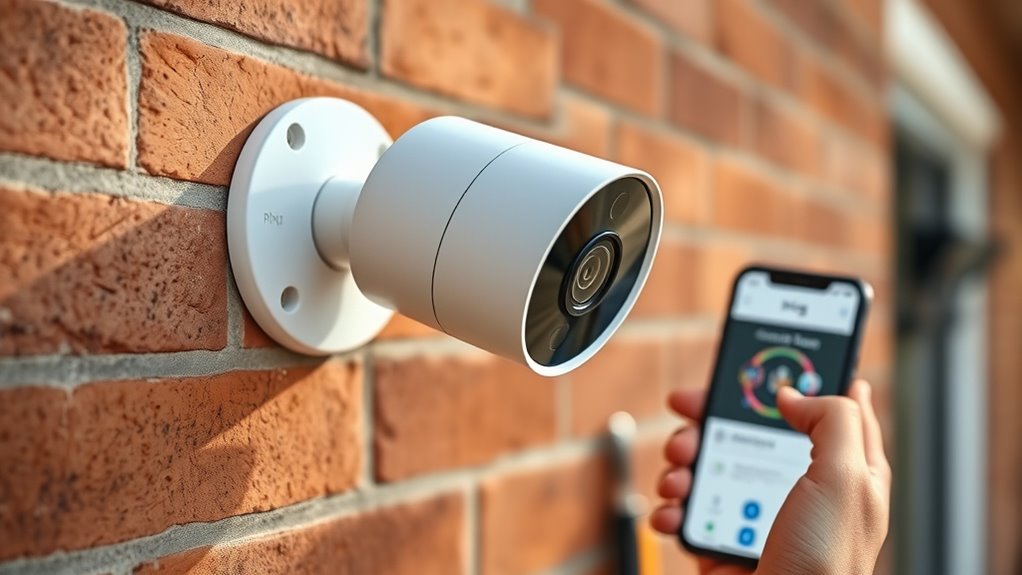 camera setup and installation