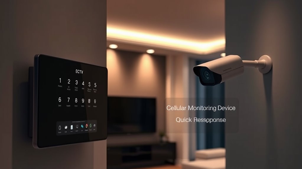 cellular reliable encrypted monitoring