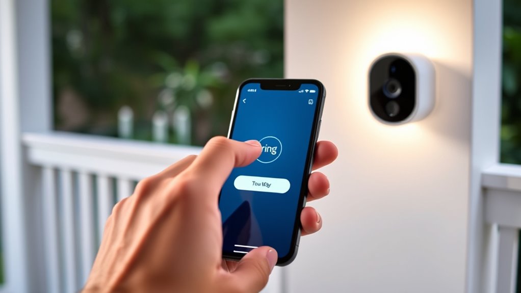 enable live two way talk