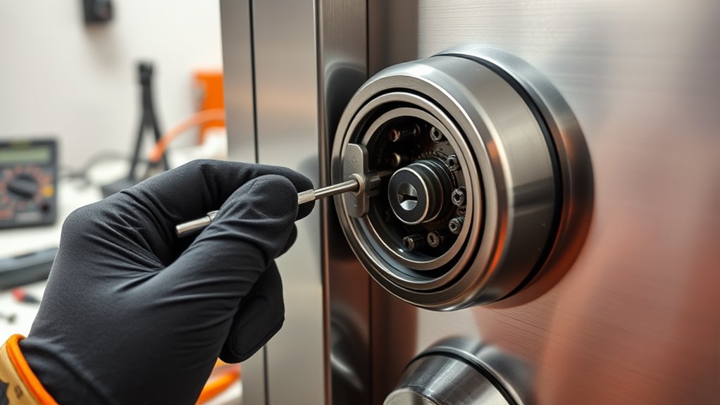 ensure lock proper alignment