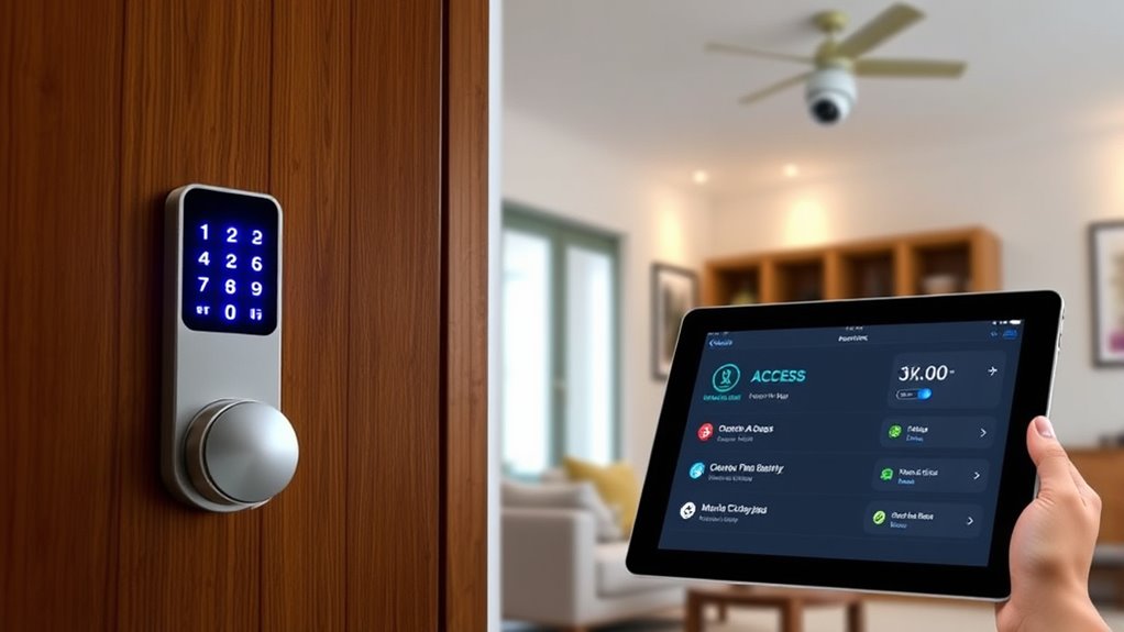 integrated home security management