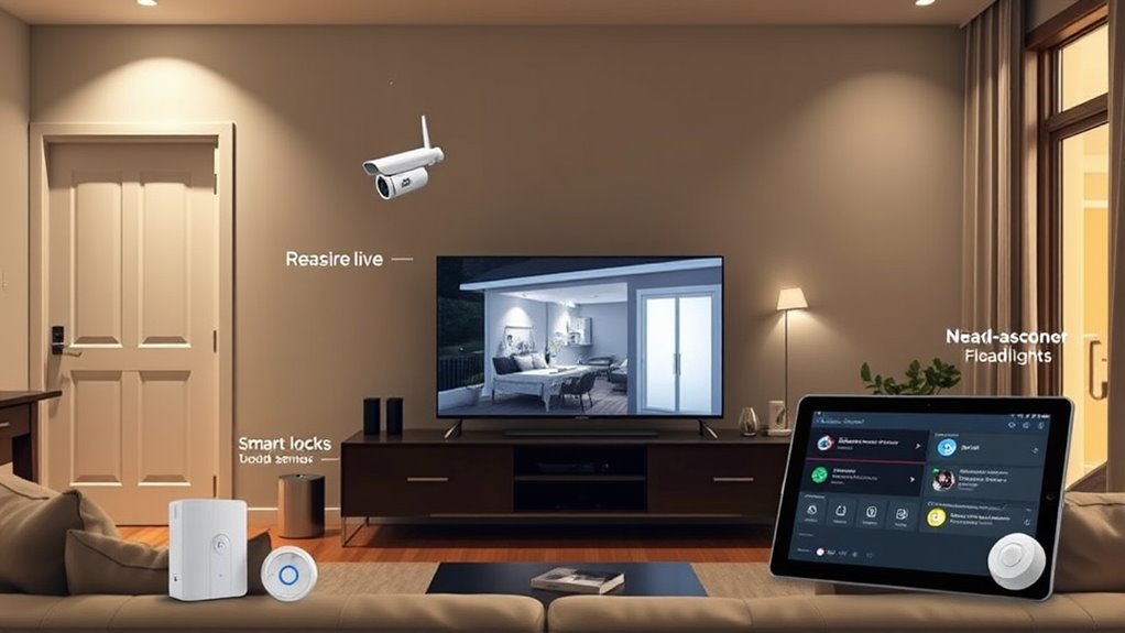 remote smart home surveillance