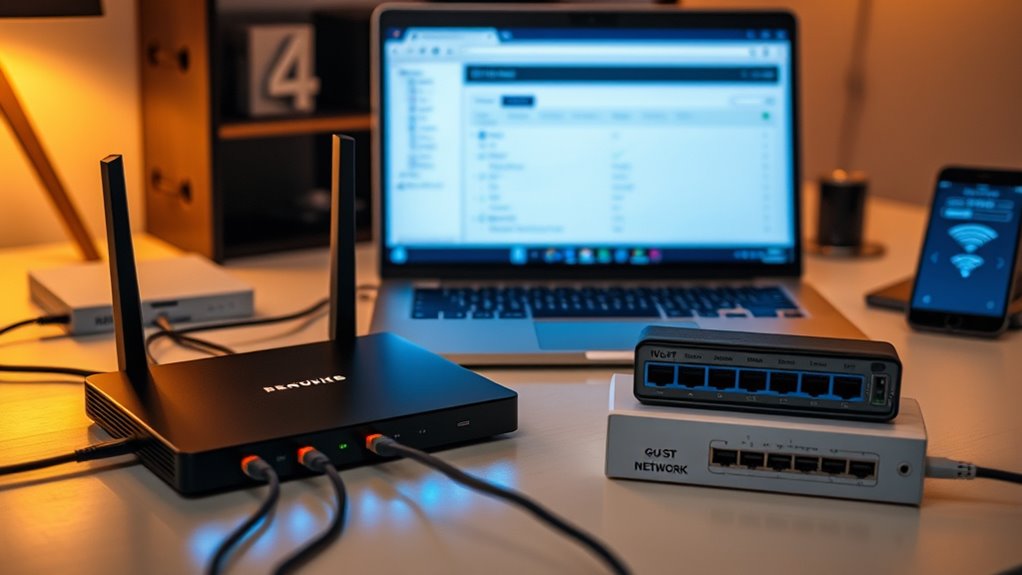 separate guest and main networks