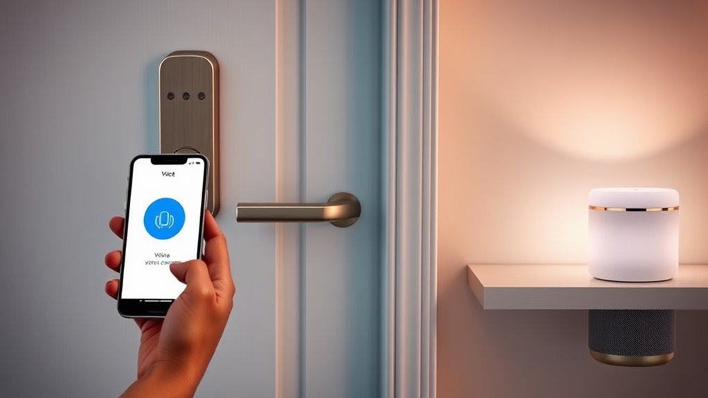 smart lock voice setup