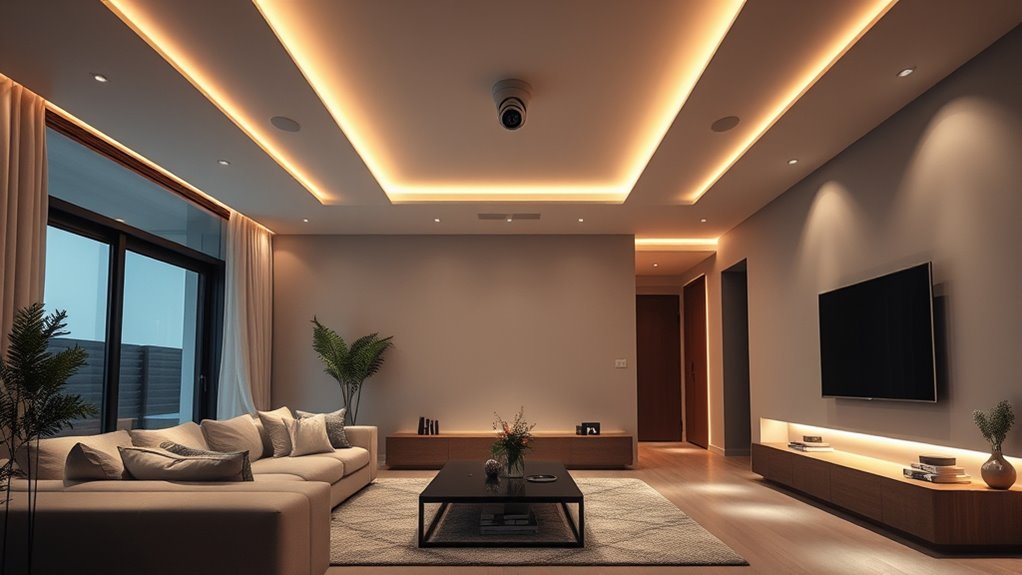 smart security lighting integration