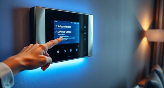 update home security software