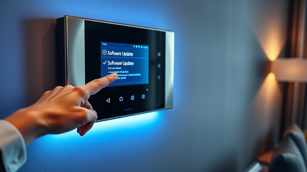 update home security software