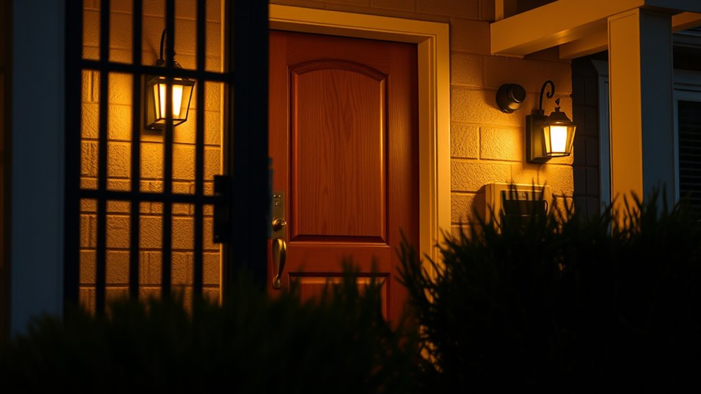 visible security measures deter burglars