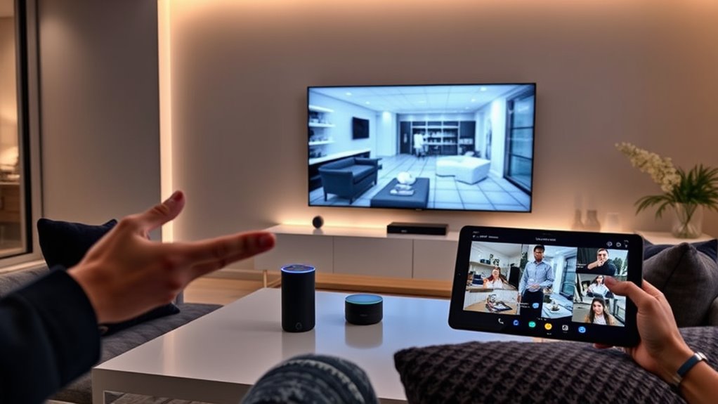 voice activated live video viewing