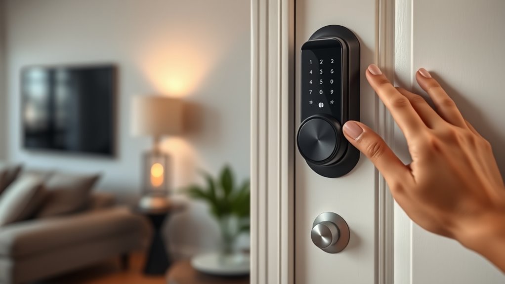 voice activated smart lock control