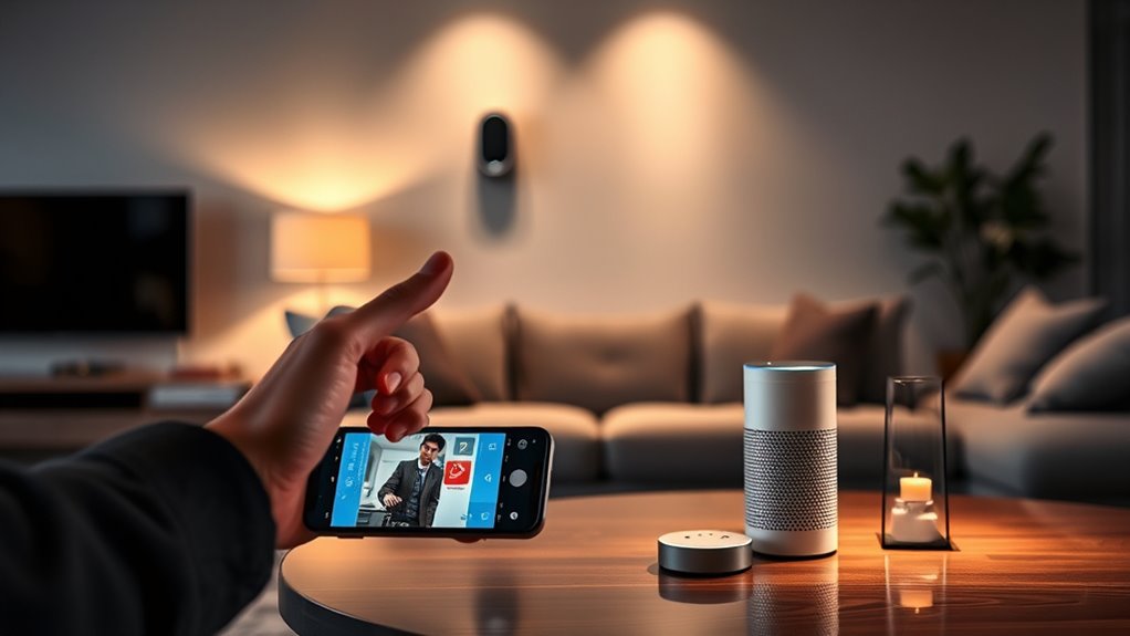 voice controlled ring device management
