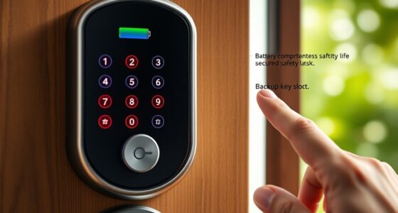 battery backup prevents lockouts