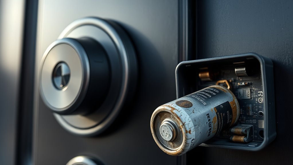 check battery for corrosion
