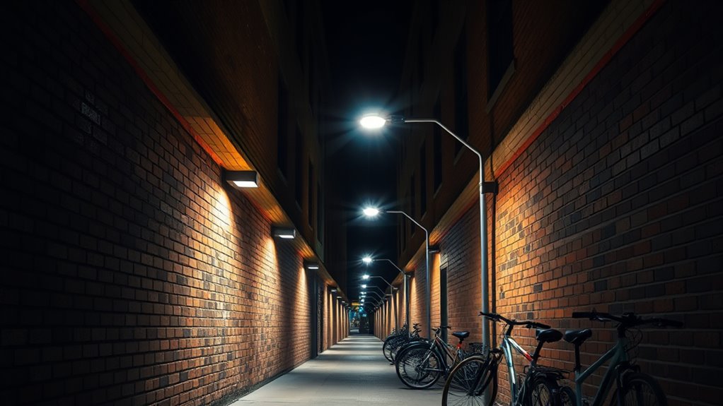 consistent high risk area lighting