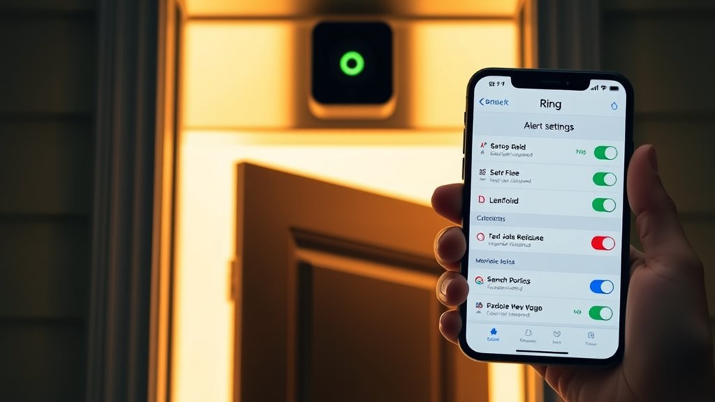 customize alerts for specific events