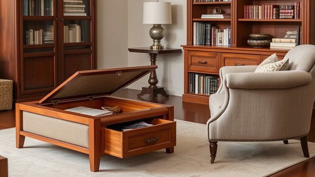 hidden household furniture compartments