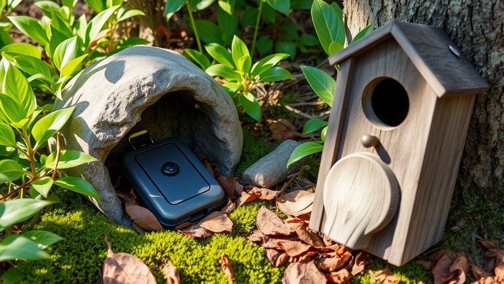 hidden outdoor storage solutions