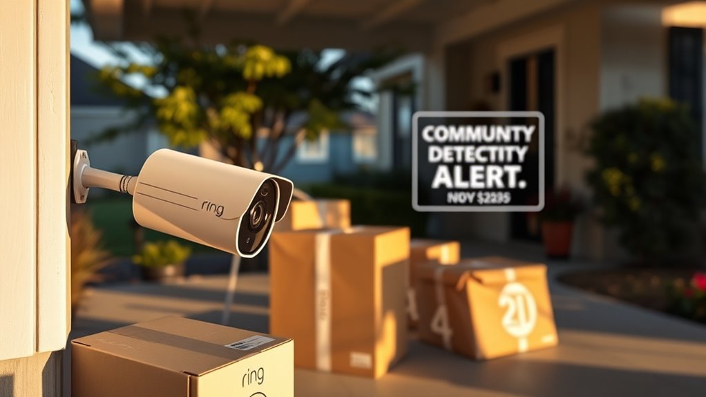 integrated camera and community alerts