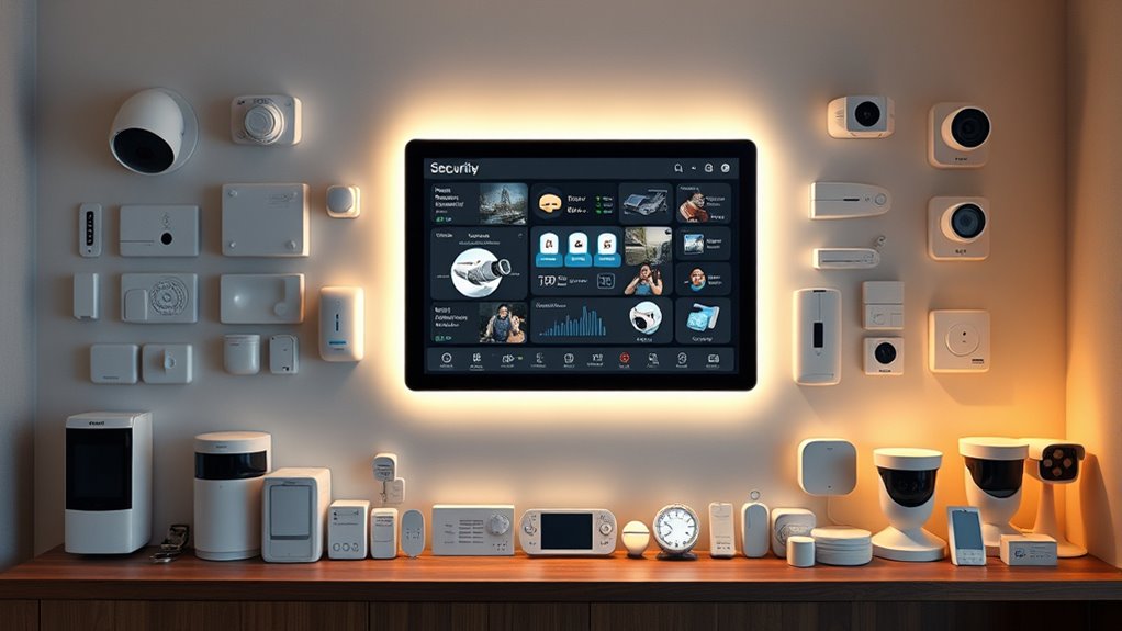 organized home security automations