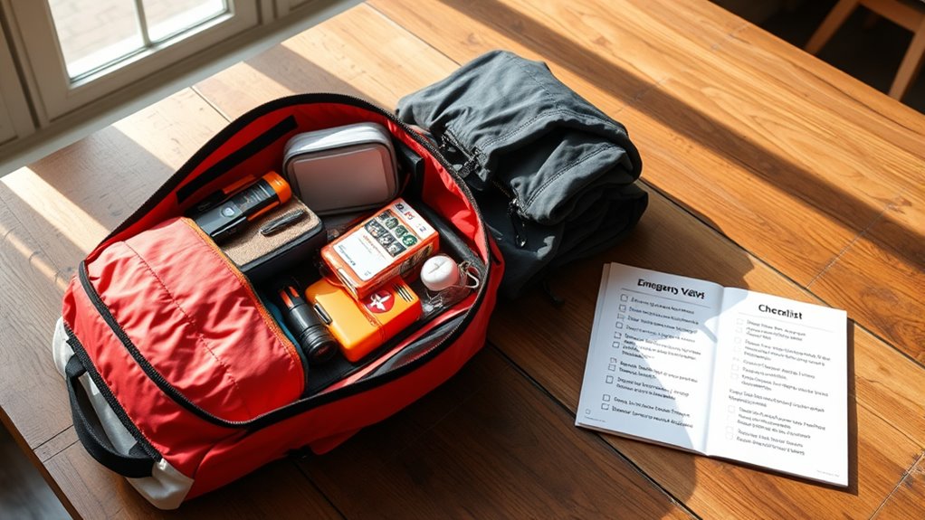 regularly update emergency supplies