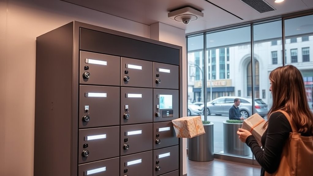secure delivery and pickup options