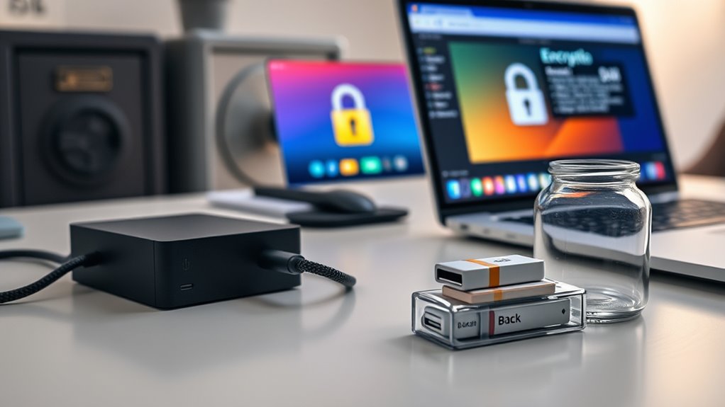 secure encrypted backup files