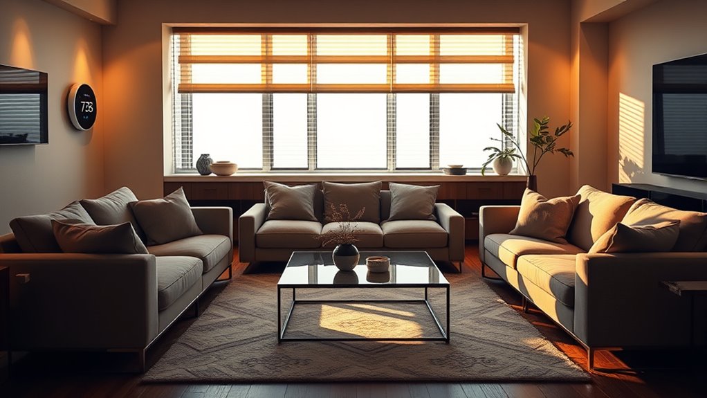 simulate natural lighting patterns