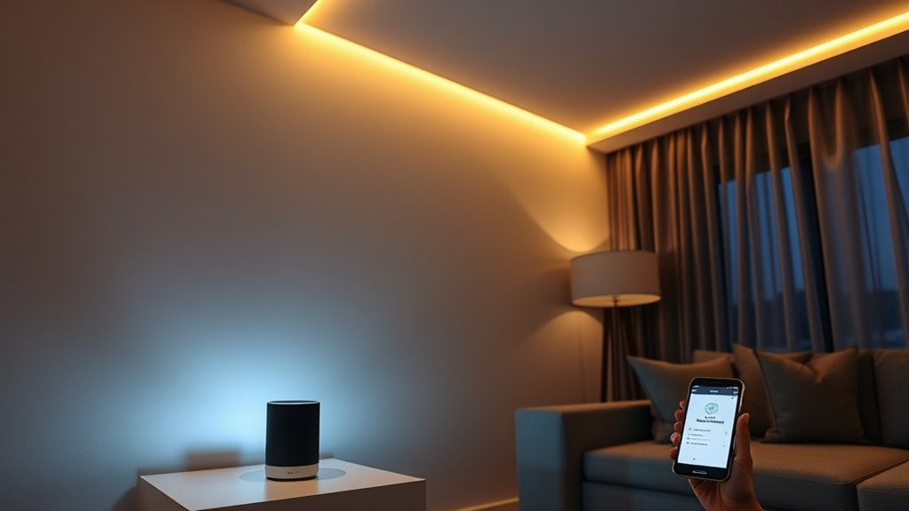 smart lighting deters intruders