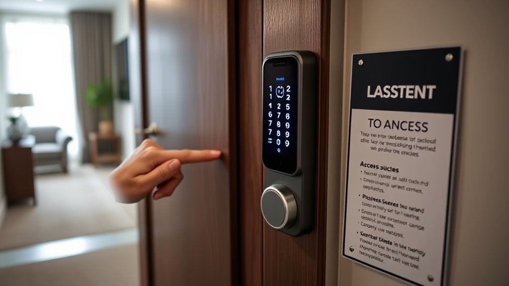 smart lock instructions and policies
