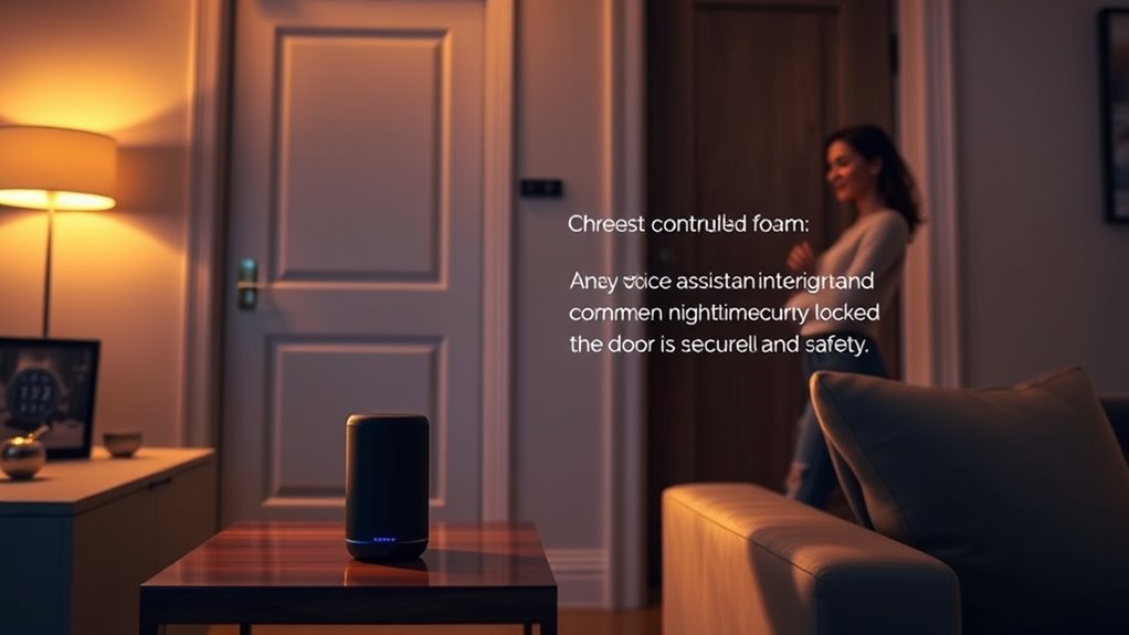 voice controlled smart locks