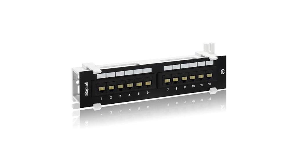 12 port cat6 patch panel