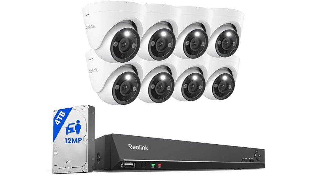 12mp poe camera system