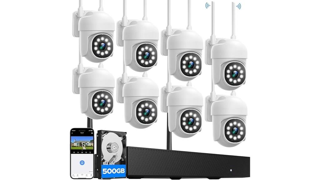 16 channel 4k wifi cameras