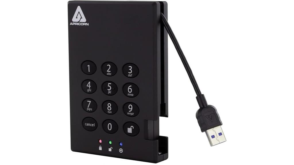 256gb encrypted usb drive