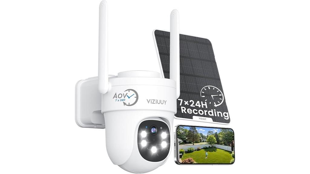 2k wifi solar camera