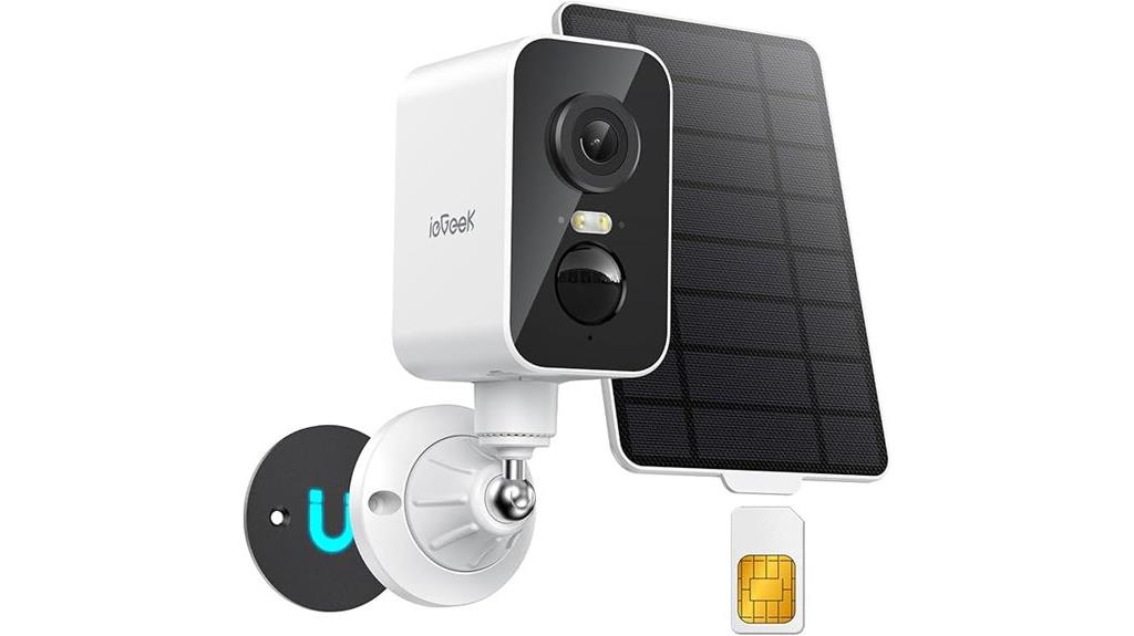 4g lte cellular security camera