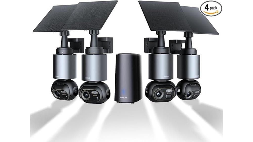 4k solar outdoor camera