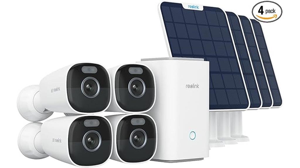 4k wireless outdoor security